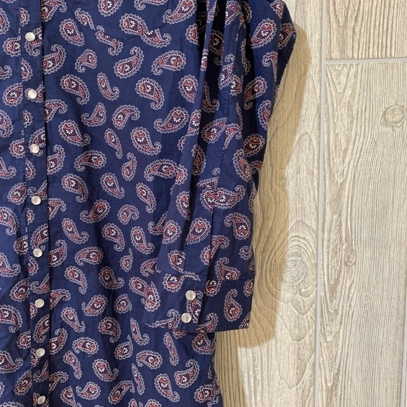 Tommy Hilfiger Sleepwear Paisley Long Sleeve Pajama Nightdress Size XL - Picture 3 of 6